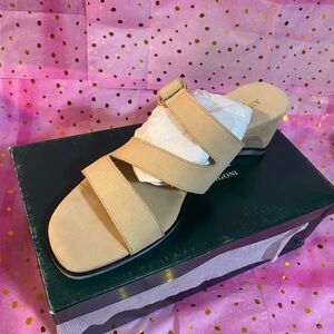 Cream Minimalist Sandals by Amalfi by Rangoni